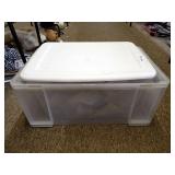 Storage Totes with Lids - Lot of Two