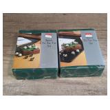 PAIR OF SPORTS THEME TIC-TAC-TOE SETS IN ORIGINAL BOXES, SOCCER AND GOLF MOTIF