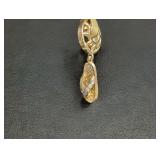 14k Gold Flip Flop Story Wheel Charm 2.85 Grams
