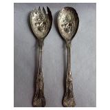 Silver Plated Salad Serving Set