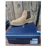 Nautica Mens Grandt Dark Tan Boots - Size 10