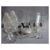 Vintage Crystal & Glass Shakers, Salts & More