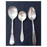 Vintage Sterling Silver & Silver Plated Flatware- See all photos.