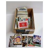 Unsearched Sports Cards ( Mostly Baseball) & Numbered Panini Nascar Clint Boyer Fire Suit Relic Card