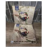 PAIR OF VINTAGE ANCHOR HOCKING AVALON 12-IN PLATTERS IN ORIGINAL BOXES
