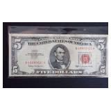 1963 RED SEAL $5 BANKNOTE