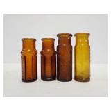 Collection of Small Glass Medicine/Poison Bottles