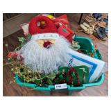 Holiday Christmas Decor Lot in Tucker Tote
