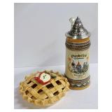 Limited Edition Oktoberfest Stein and Decorative Pie Dish