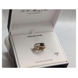 Sterling Silver Gemstone Ring - Size 7