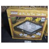 DECORATORS TOUCH 10-PIECE TIC-TAC-TOE SET IN ORIGINAL BOX
