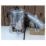 Enterprise Percolator Coffee Urn with Plastic Cups