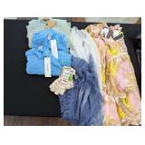 Assorted Scarves, Gloves and Dress with Security Tags