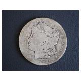 1890-CC MORGAN SILVER DOLLAR COIN