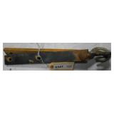 (2) HOOKS ON FLAT BAR