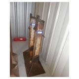 (2) HEAVY DUTY JACK STANDS 4" DIAMETER X 38" HEIGHT
