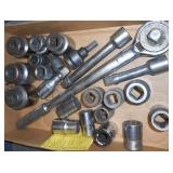 3/4" DRIVE RATCHET, SOCKETS & EXTENSIONS (23) PCS