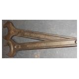 (2) 36 MM & 41 MM OPEN END WRENCHES