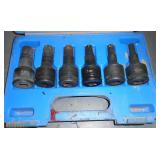 3/4" DRIVE IMPACT ALLEN SOCKETS (6) PCS