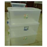 (4) STORAGE CONTAINERS