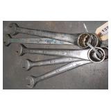5 PC COMBO WRENCH SET 15/16", 1 1/4", 1 1/8", 1 1/16" & 1"
