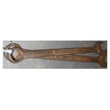COMBO WRENCHES (1) 1 1/8" & (1) 1 5/16"