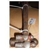 (3) BALL PEEN HAMMERS