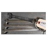 4 PC COMBO WRENCH SET 1 1/8", 1 1/16", 1", 15/16"