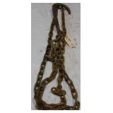 ROLL BACK CHAIN & HOOKS APPROX 10