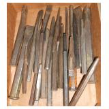 APPROX (29) PCS ASSORTED PUNCHES/CHISELS