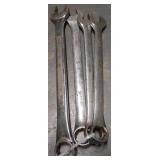 4 PC S-K COMBO WRENCH SET 1 1/8", 1 1/16", 1" & 15/16"