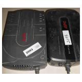 (2) APC 350 SURGE PROTECTORS/BACK-UPS