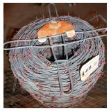 ROLL OF RED BRAND BARB WIRE FENCE