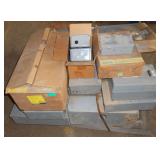 PALLET OF VARIOUS ELECTRICAL BOXES