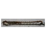 ASSORTED LENGTHS & SIZES CHAINS W/3 HOOKS