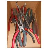 ASSORTED PLIERS (10) PCS