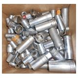 3/8" DRIVE RATCHET, PULL HANDLE,  SAE & METRIC SOCKETS (62) PCS