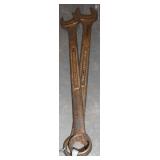 COMBO WRENCHES (1) 1 1/8" & (1) 1 5/16"