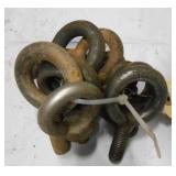 (10) ASSORTED EYEBOLTS