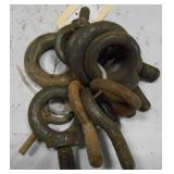 (10) ASSORTED EYEBOLTS