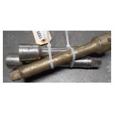 (2) 3/4" DRIVE 8" EXTENSIONS & (1) 4" EXTENSION