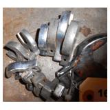 ASSORTED 12 PCS CROWSFOOT WRENCHES