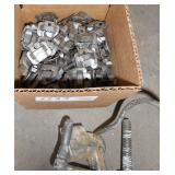 (2) BAND-IT TOOL & BOX OF CLAMPS
