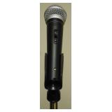 ADJUSTABLE MICROPHONE STAND, MICROPHONE & MICROPHONE CORD