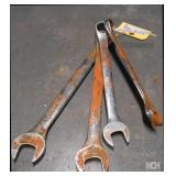 4 PC S-K COMBO WRENCH SET 21MM, 22MM, 25MM &26MM