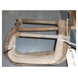 (3) "C" CLAMPS