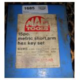 MAC TOOLS (18) PC ALLEN WRENCH SET