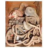 ASSORTMENT OF CHAIN HOOKS, HOOK PINS & ETC