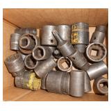3/8" DRIVE IMPACT SOCKETS, METRIC, SAE & TORX (29) PCS