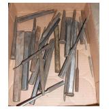 APPROX (29) PCS ASSORTED PUNCHES/CHISELS